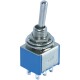 Miniatur-Kippschalter McPower 250V/3A 6-polig 3 Stellungen: EIN / AUS / EIN