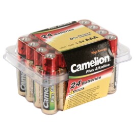 Micro-Batterie CAMELION Plus Alkaline 1,5 V Typ AAA/LR03 24er-Haushaltspack