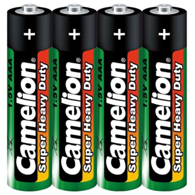 Micro-Batterie CAMELION Super Heavy Duty 1,5 V Typ AAA/R03 4er-Pack