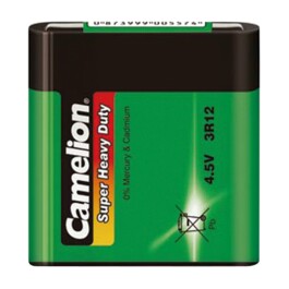 Flachbatterie CAMELION Super Heavy Duty 4,5 V Typ 3R12