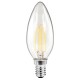 LED Filament Kerzenlampe McShine Filed E14 2W 260 lm warmweiß klar