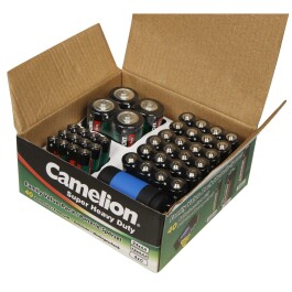 CAMELION Super Heavy Duty Set 40-tlg 24xAA Mignon 12xAAA...