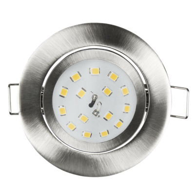 LED Einbauleuchte McShine Slim 82x28mm 5W 400lm 4000K Edelstahl gebürstet
