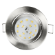 LED Einbauleuchte McShine Slim 82x28mm 5W 400lm 4000K Edelstahl gebürstet
