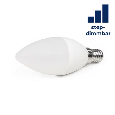 LED-Kerzenlampe McShine E14 5W 400lm 3000K warmweiß dimmbar 100/50/15%