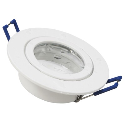 LED-Einbauleuchte McShine Flatty Ø83mm 5W 400lm warmweiß IP44