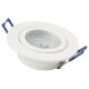 LED-Einbauleuchte McShine Flatty Ø83mm 5W 400lm warmweiß IP44