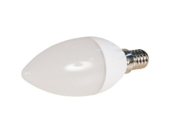 LED Kerzenlampe McShine E14 6W 480lm 160° 3000K warmweiß Ø37x98mm