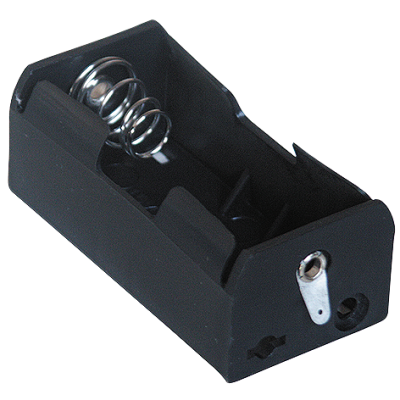 Batteriehalter (L) für 1x Monozelle mit Lötanschluss