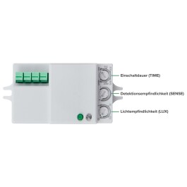 HF / Mikrowellen-Bewegungsmelder McShine LX-701C 360° 230V / 1.200W weiß LED geeignet