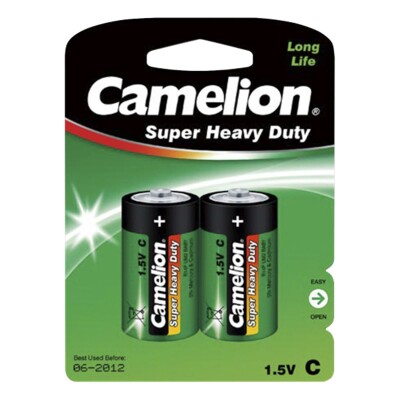 Baby-Batterie CAMELION Super Heavy Duty 1,5 V Typ C 2er-Blister