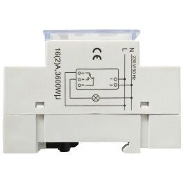 Digitale Zeitschaltuhr McPower STE-3 7 Tage 230V für Schalttafel-Einbau,3600W