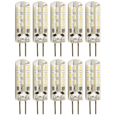 LED-Stiftsockellampe McShine Silicia G4 1,5W 120lm warmweiß 10er-Pack