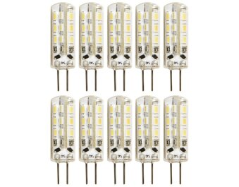 LED-Stiftsockellampe McShine Silicia G4 1,5W 120lm warmweiß 10er-Pack