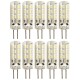 LED-Stiftsockellampe McShine Silicia G4 1,5W 120lm warmweiß 10er-Pack