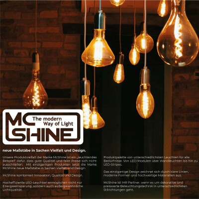 Deckenleuchte McShine Star für 1x E27, Ø28cm
