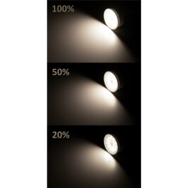 LED-Modul McShine 5W 400 Lumen 230V 50x23mm neutralweiß 4000K step-dimmbar