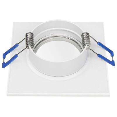 Einbaurahmen McShine DL-54 eckig, Clip-Verschluss, IP44, weiß