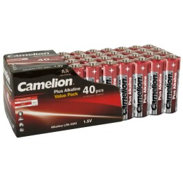 Mignon-Batterie CAMELION Plus Alkaline 1,5 V LR6 Typ AA...