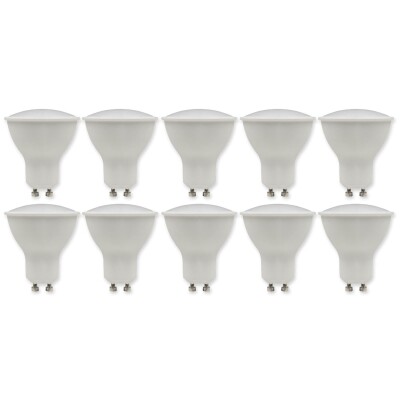 LED-Strahler McShine PV-70-10 GU10 7W 540lm 110° 3000K,warmweiß 10er-Pack