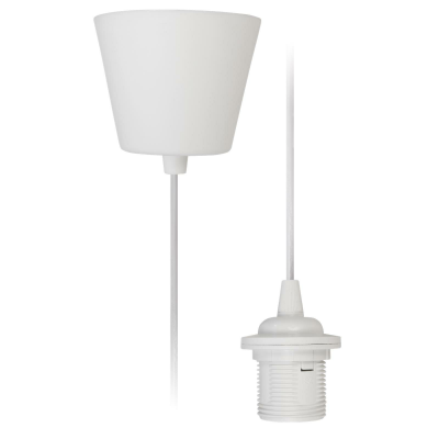 Lampenaufhängung McShine E27 Fassung weiß 230V 1,2m Kabel