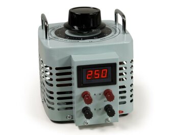 Ringkern-Stelltrafo McPower V-8000 LED 0-250 V 8 A 2.000...