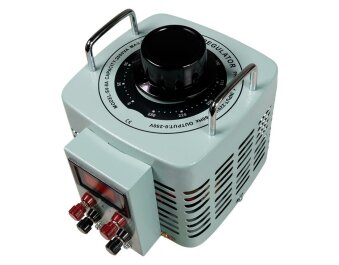 Ringkern-Stelltrafo McPower V-8000 LED 0-250 V 8 A 2.000 W NICHT galvanisch getrennt