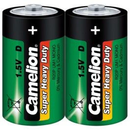 Mono-Batterie CAMELION Super Heavy Duty 1,5 V Typ D/R20...