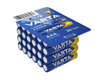 Micro-Batterie VARTA Longlife Power Alkaline 1,5V Typ...