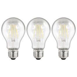 LED Filament Set McShine 3x Glühlampe E27 4W 470lm...