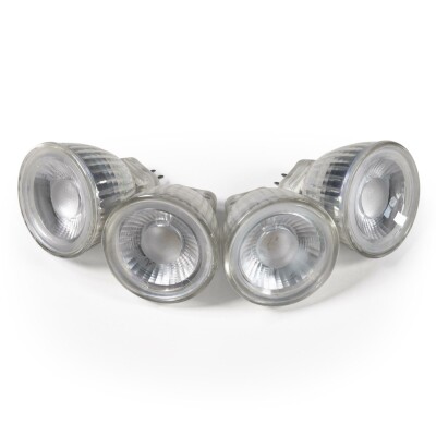 LED-Strahler McShine MCOB MR11 / G4 3W 250lm warmweiß 4er-Pack