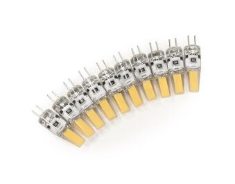 LED-Stiftsockellampe McShine Silicia COB G4 1,5W 200lm warmweiß 10er-Pack
