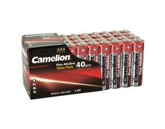 Micro-Batterie CAMELION Plus Alkaline 1,5 V LR03 Typ AAA...