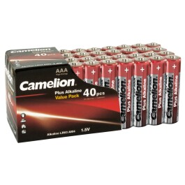 Micro-Batterie CAMELION Plus Alkaline 1,5 V LR03 Typ AAA...