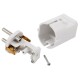 Schutzkontakt-Stecker McPower weiß