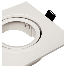 Einbaurahmen McShine DL-483 eckig 3-fach 253x93mm schwenkbar weiß