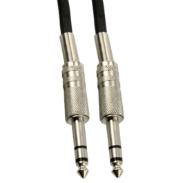Klinke-Verbindungskabel HOLLYWOOD 10m 6,3 mm Stecker-Stecker stereo