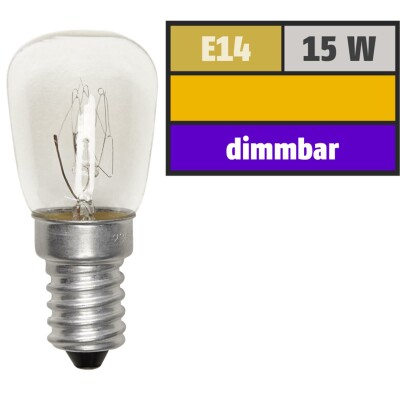 Kühlschrank-Leuchtmittel McShine E14 230V 15W klar 110lm