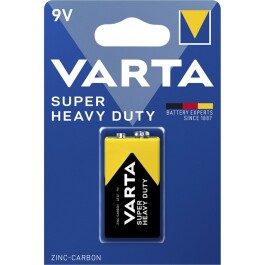 E-Block Batterie VARTA Super Heavy Duty Zink-Kohle 6F22 9V