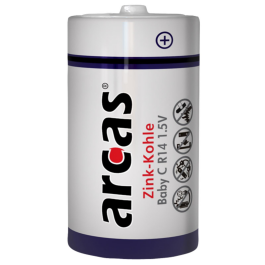 Baby-Batterie Super Heavy Duty 1,5V Typ C/R14 4er-Pack