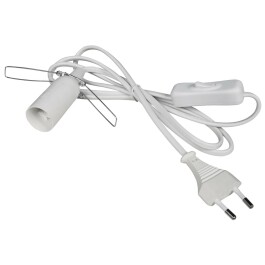 Lampenfassung McShine E14 mit 1,5m Kabel Schalter und...