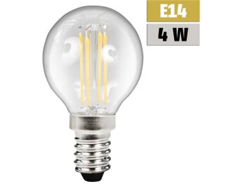 LED Filament Tropfenlampe McShine Filed E14 4W 490lm...