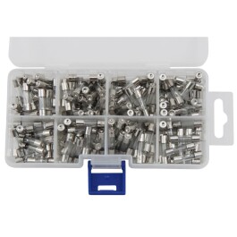 Sicherungssortiment McPower 160-teilig flink je 20 St. 500mA-10A