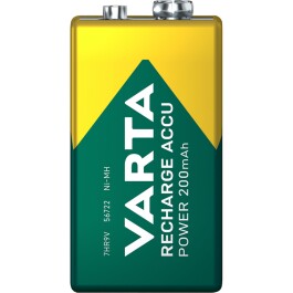 E-Blockbatterie VARTA Accu Power Ni-MH 200mA HR22 Typ 9V Block 1er-Blister