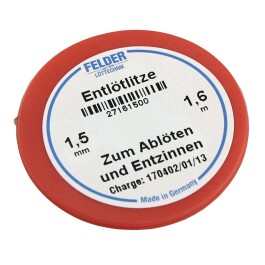 Entlötlitze FELDER 1,50mm mit halogenfreiem...