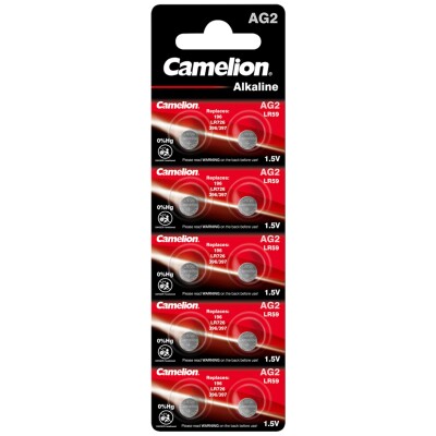 Knopfzelle CAMELION AG2 1,5V Alkaline 10er-Blister