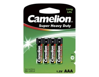 Micro-Batterie CAMELION Super Heavy Duty 1,5 V Typ AAA...