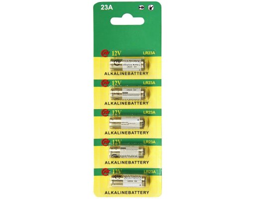 Batterie A23 5er-Bliste Alkaline 28x10mm 12V