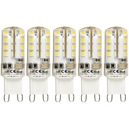 LED-Stiftsockellampe McShine Silicia G9 2,3W 180 lm...