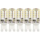 LED-Stiftsockellampe McShine Silicia G9 2,3W 180 lm warmweiß 5er-Pack
